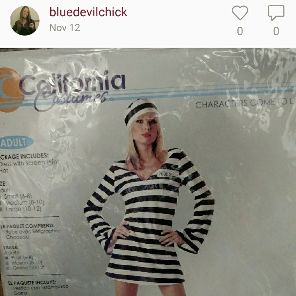 - Prisoner Halloween costume